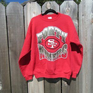 Vintage 1995 NFL The San Francisco 49ers Pullover Sweatshirt Size XL